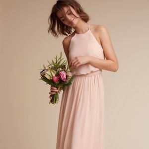NEVER WORN BHLDN Alana Dress in Blush